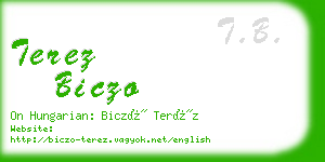 terez biczo business card